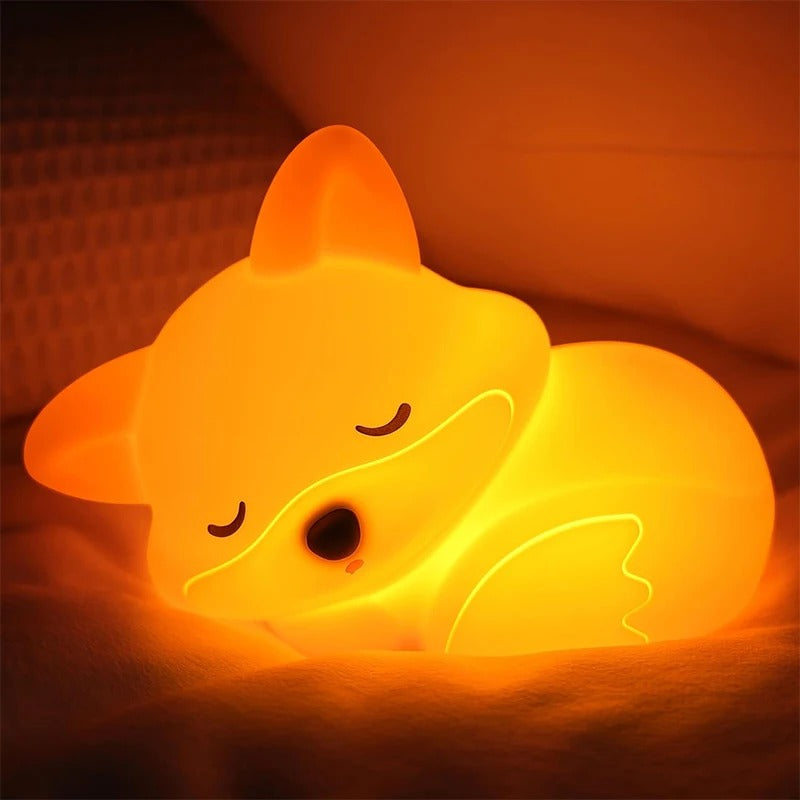 FoxyGlow - Wireless Portable Night Light for Kids