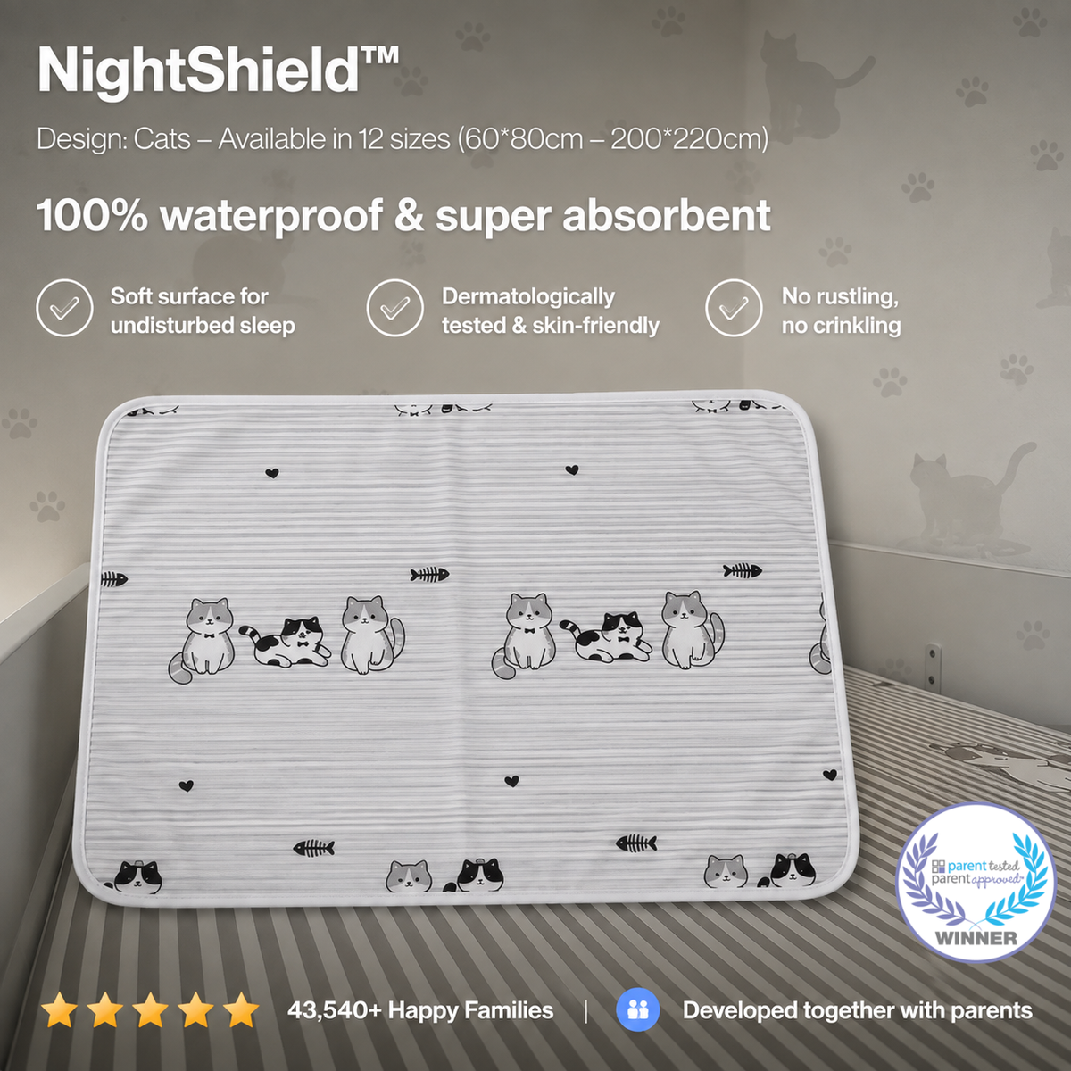 NightShield™ Waterproof Mattress Protector