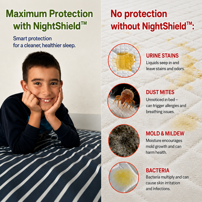 NightShield™ Waterproof Mattress Protector