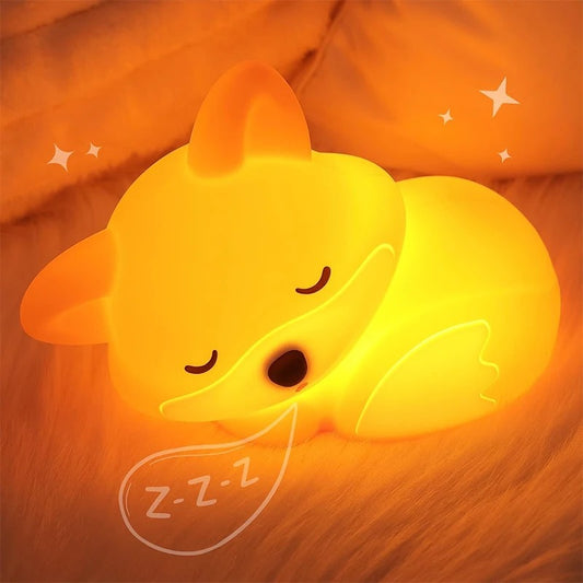 FoxyGlow - Wireless Portable Night Light for Kids