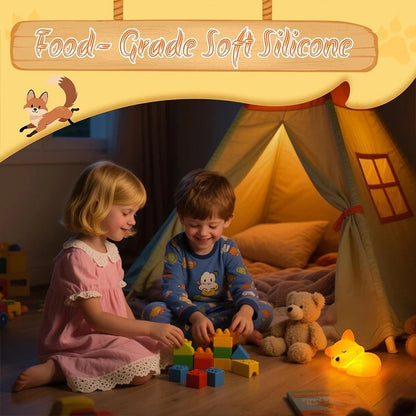 FoxyGlow - Wireless Portable Night Light for Kids