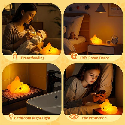 FoxyGlow - Wireless Portable Night Light for Kids