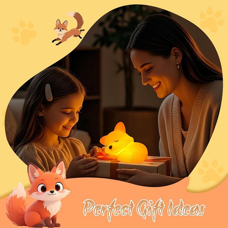 FoxyGlow - Wireless Portable Night Light for Kids